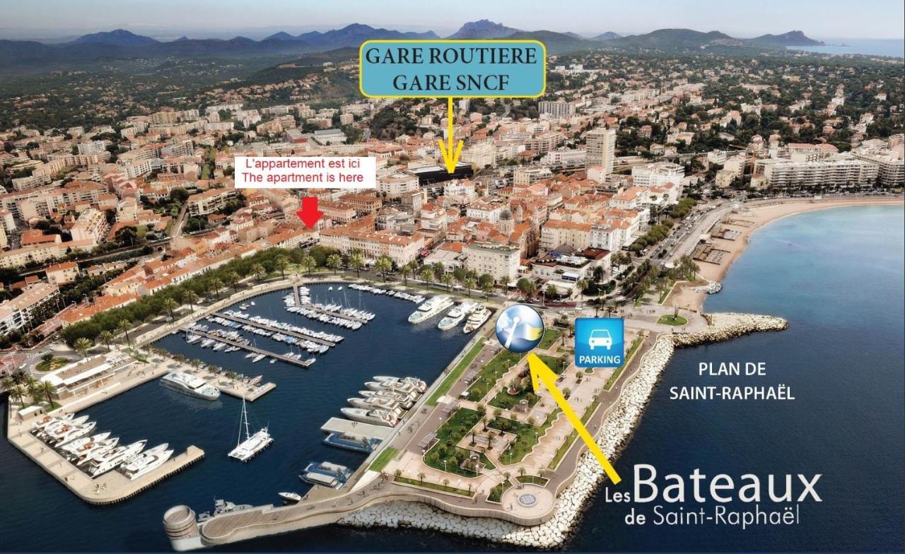Appartement 2 Neuf Sur Le Port A Cote De La Plage Saint-Raphaël Eksteriør billede